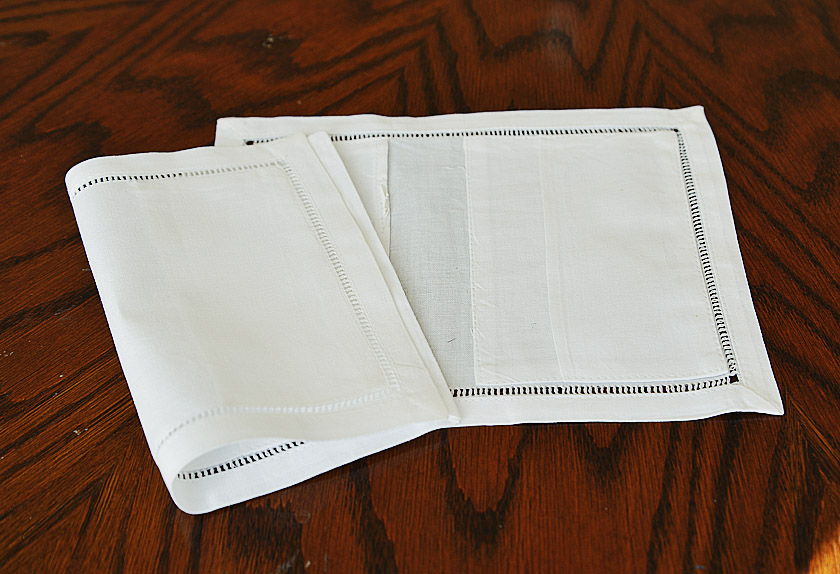 Hemstitch Baby Bible Covers