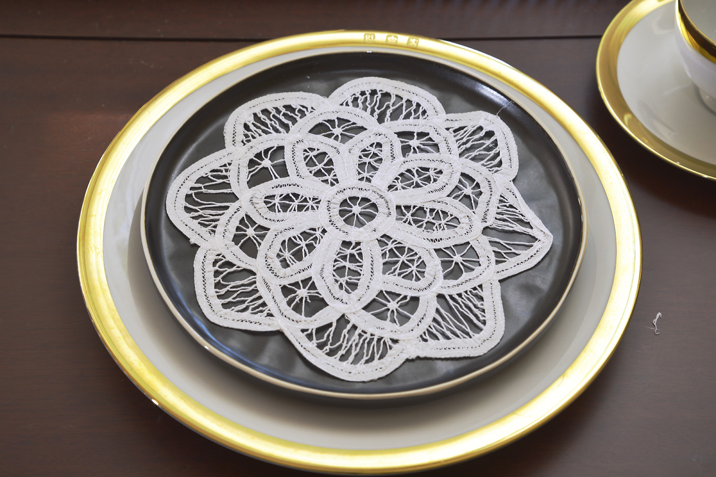 7" Round, Belgium 109, All Lace Doily